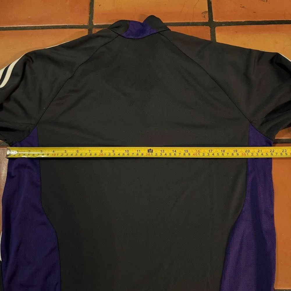 Adidas ClimaCool RSC Anderlecht 1/4 Zip Training Top Black Purple Mens L
